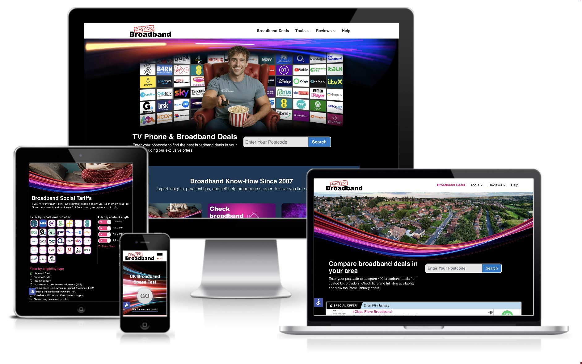 FasterBroadband website accessibility