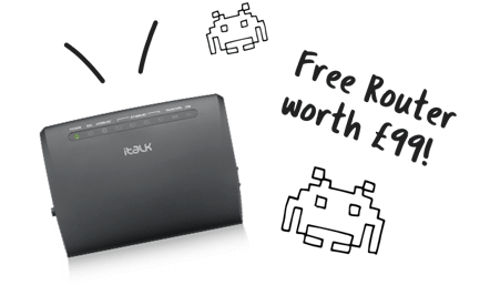 iTalk - Free router worth £99