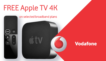 Vodafone Broadband with Free Apple TV