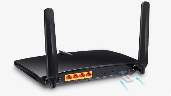 4G internet router with SIM card