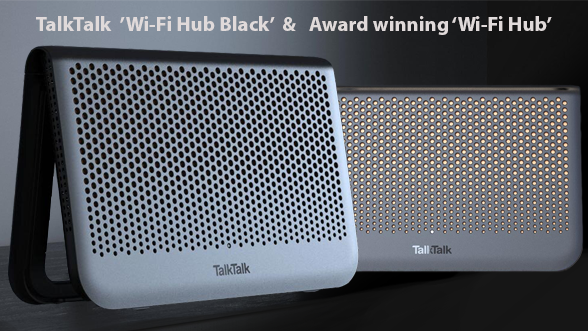 TalkTalk Wi-Fi Hub Black and award winning ‘Wi-Fi Hub’